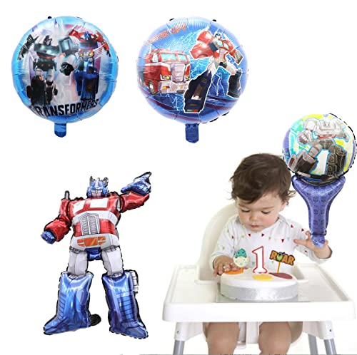 12 pcs Transformers Birthday party balloon，54*73 centimeter Transformers aluminum foil balloon，Used for baby shower, gender reveal party decoration.