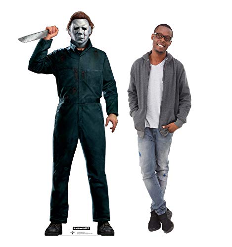 Cardboard People Advanced Graphics Mike Myers with Knife Life Size Cardboard Cutout Standup - Halloween II (1981 Film)