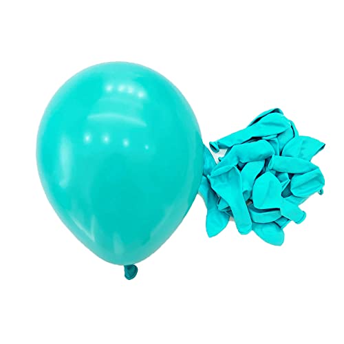 LyzzGlobo Teal Balloon Arch Kit with Butterfly Stickers, 139pcs White Silver Blue Turquoise Balloons Garland Kit for Girls Birthday Bridal Baby Shower Wedding Party Decorations