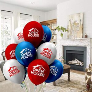 House for Sale Balloons - Open House Balloons for Real Estate - Realtor Metallic Balloons Supplies Sign - Sale by Owner - Realtor Open House - Realtor Kit - Realtor House Signs (72)