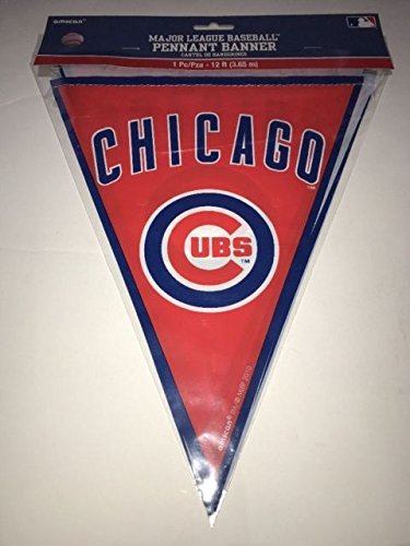 Chicago Cubs Major League Baseball Pennant Banner - 12 Feet, 1 Pc