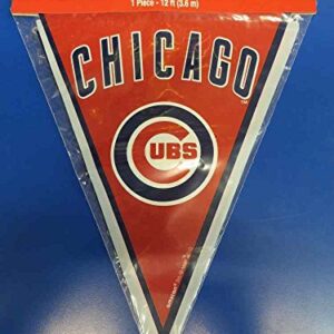 Chicago Cubs Major League Baseball Pennant Banner - 12 Feet, 1 Pc