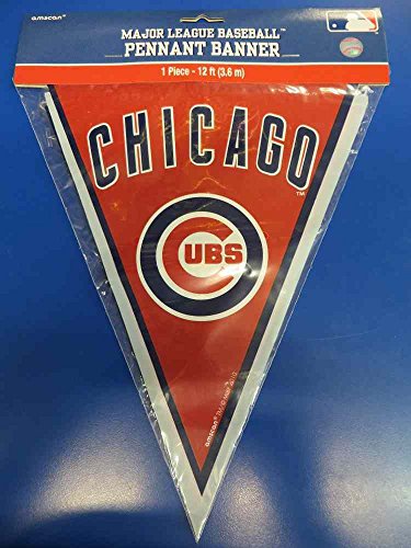 Chicago Cubs Major League Baseball Pennant Banner - 12 Feet, 1 Pc