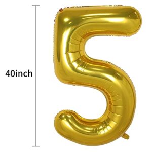 40inch Gold Number 50 Balloon Party Festival Decorations 50th Birthday Anniversary Jumbo foil Helium Balloons Party Supplies Props for Photos