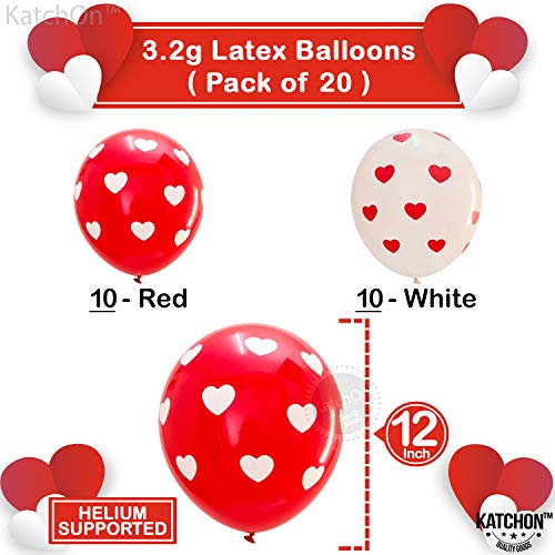 Huge, 40 Inch Teddy Bear Balloons Set - Pack of 22 | I Love You Balloons Decorations | Valentines Balloons for Valentines Day Decorations | Valentines Day Balloons, Romantic Decorations Special Night