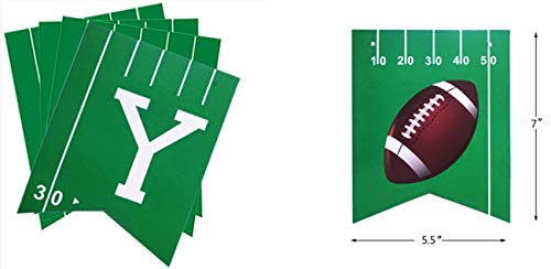 Football Happy Birthday Banner,Football Birthday Party Bunting Banner, Happy Birthday Sports Party Decorations