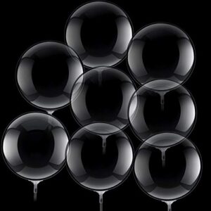 30 pieces bubble transparent balloons bobo balloons crystal bubble clear balloons for birthday party house christmas wedding anniversary indoor and outdoor (10 inches)
