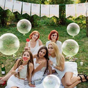 30 Pieces Bubble Transparent Balloons Bobo Balloons Crystal Bubble Clear Balloons for Birthday Party House Christmas Wedding Anniversary Indoor and Outdoor (10 Inches)