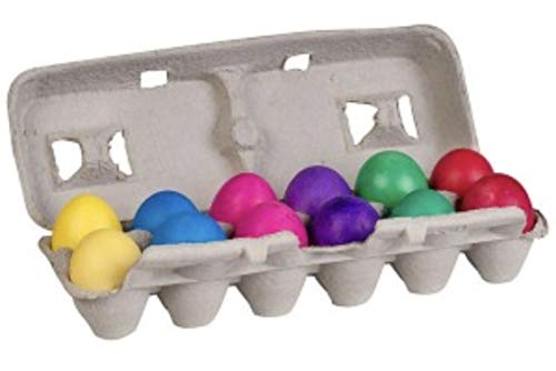Silly Rabbit Confetti Eggs, Cascarones, 1 Doz., (Pack of 6 - Total 72 Eggs)