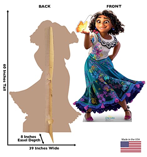 Advanced Graphics Mirabel with Butterfly Life Size Cardboard Cutout Standup - Disney's Encanto (2021 Film)