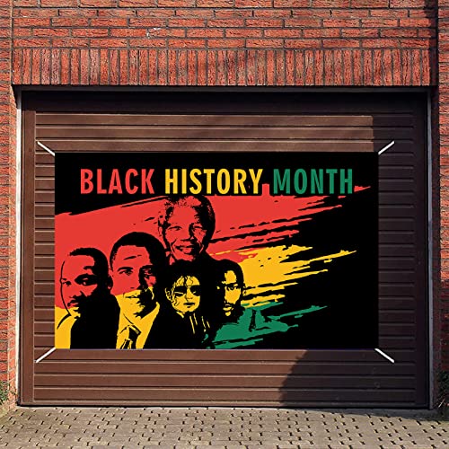 Black History Month Banner Backdrop Party Decorations - African BHM Worthwhile Commemoration National Black History Background Banner Decor Supplies