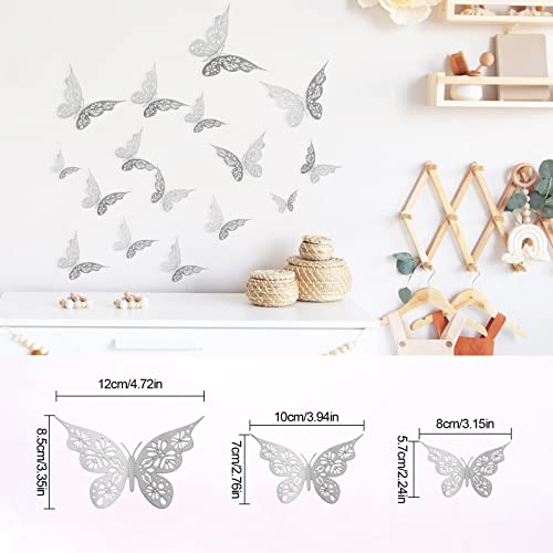 Lavender and Silver Balloon Garland Kit - BLOOMWIN Butterfly Theme Purple Balloon Arch Kit for Girl Baby Shower Women Bridal Shower Party Decorations - Purple and Silver Decorations for Birthday Party