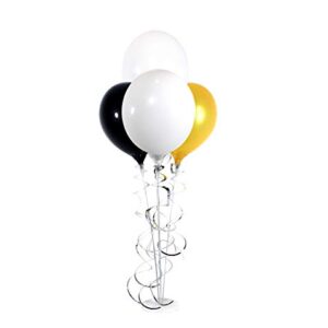 PermaShine - Reusable and Helium Free Balloon Bouquet - Permanent Plastic Indoor and Outdoor Balloons