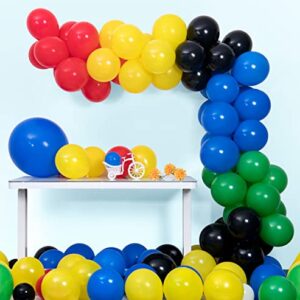 Ponamfo Red Balloon Arch Kit - 120Pcs 18"+12"+10"+5" Red Mette Balloons Garland Kit Different Size as Birthday Party Balloons Gender Reveal Balloons Baby Shower Balloons Wedding Anniversary