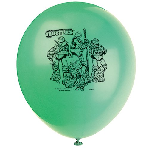 12" Teenage Mutant Ninja Turtles Latex Balloons, 8ct