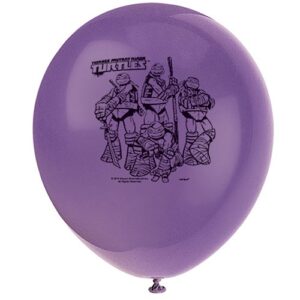 12" Teenage Mutant Ninja Turtles Latex Balloons, 8ct