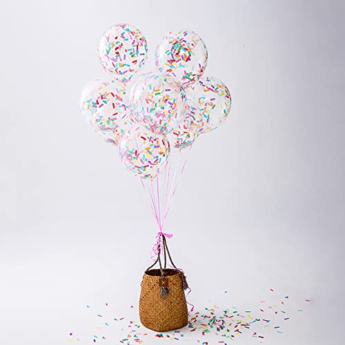 50Pcs Party Balloons Sprinkles Confetti Balloon Pack, Ice Cream Sprinkle Balloons for Birthday Party Decoration, Wedding, Baby Shower, etc.