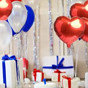 32Inch Red Heart Shape Foil Balloons.Wedding Anniversary Bridal Shower Marriage Engagement Party Supplies 2Pcs