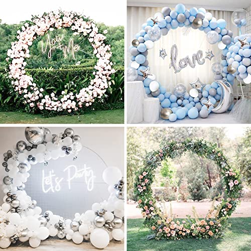 Prolee 7.2ft Golden Metal Arch With Upgraded Self Standing Base, Metal Balloon Arch Extra Thick Tube For Extra Sturdy, Balloon Holder for Birthday Party, Wedding Decoration