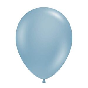 tuf-tex 11″ blue slate latex balloons