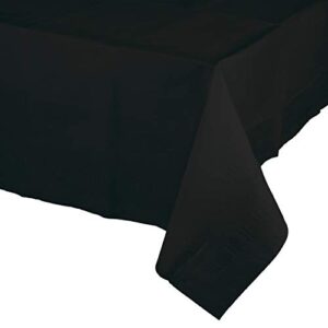 creative converting black paper tablecloths, 3 ct