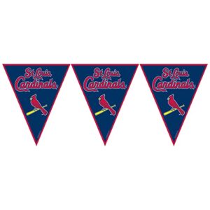 st. louis cardinals major league baseball pennant banner – 12 feet, 1 pc