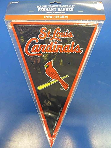 St. Louis Cardinals Major League Baseball Pennant Banner - 12 Feet, 1 Pc