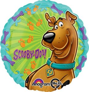 anagram international scooby doo foil balloon, multicolor