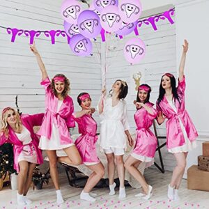 ROFLmart Uterus Party Bundle Banner Confetti And Balloon Decorations For Hysterectomy Party