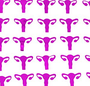 ROFLmart Uterus Party Bundle Banner Confetti And Balloon Decorations For Hysterectomy Party