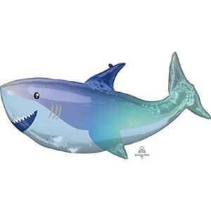 anagram 38″ shark foil balloon, multicolor,41225-01