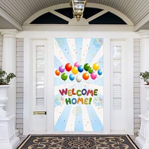 Labakita Welcome Home Door Banner,Welcome Home Door Cover, Housewarming Patriotic Military Decorations, Family Party Supplies, Welcome Back Photo Props