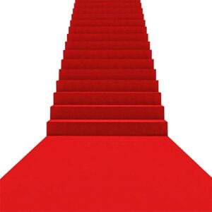 red carpet runner, 3.9ft x 33ft hollywood birthday party decorations red carpet event runner for indoor or outdoor use