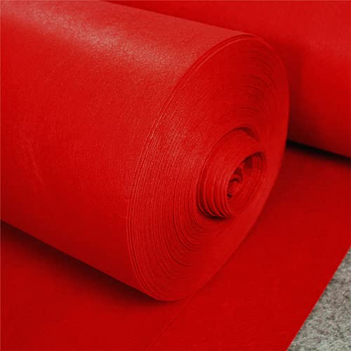 Red Carpet Runner, 3.9ft x 33ft Hollywood Birthday Party Decorations Red Carpet Event Runner for Indoor Or Outdoor Use