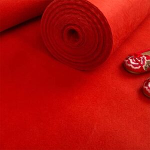 Red Carpet Runner, 3.9ft x 33ft Hollywood Birthday Party Decorations Red Carpet Event Runner for Indoor Or Outdoor Use