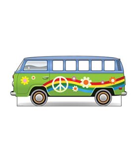 advanced graphics hippie bus stand-in life size cardboard cutout standup