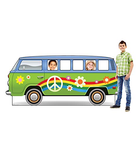 Advanced Graphics Hippie Bus Stand-in Life Size Cardboard Cutout Standup