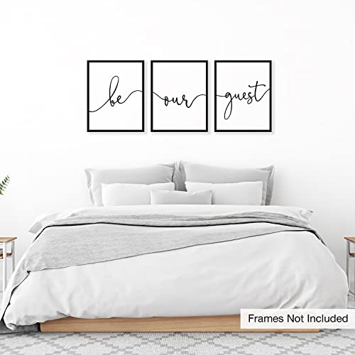 Goldie Days Be Our Guest Set of 3 Wall Decor Guest Room Prints