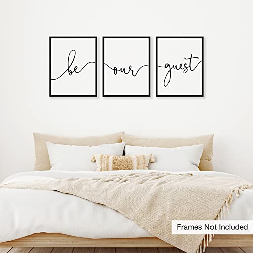 Goldie Days Be Our Guest Set of 3 Wall Decor Guest Room Prints