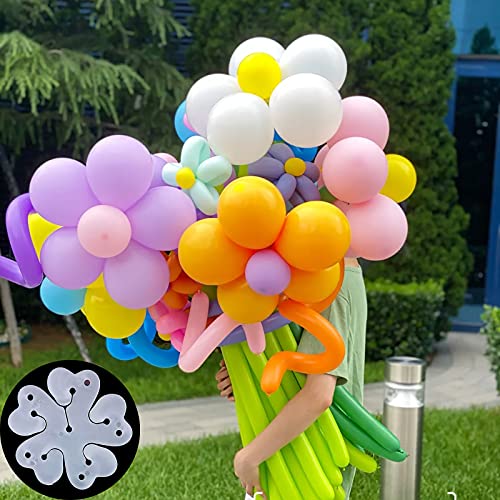 50pack Balloon Clips Balloon Flower Clips Reusable Balloon Clip For Arch,Balloons In Sufficient Quantity Balloon Decorating Tool For Birthday,Wedding,Baby Shower