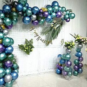 Metallic Latex Balloons Party Balloons 12 inch 50pcs Assorted Color