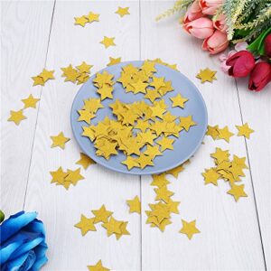 CCINEE Glitter Gold Star Confetti for Wedding Bachelorette Party St. Valentine's Day Decoration Pack of 200