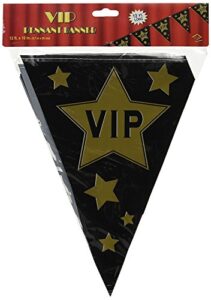 vip pennant banner party accessory (1 count) (1/pkg)