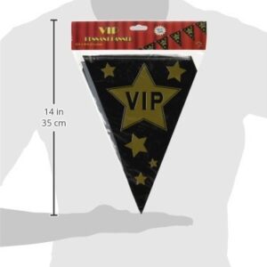 VIP Pennant Banner Party Accessory (1 count) (1/Pkg)