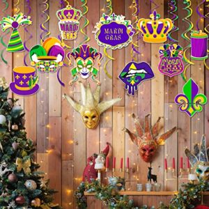 Mardi Gras Decorations Mardi Gras Hanging Swirl Party Decorations Mardi Gras Party Decor Mardi Gras Party Supplies