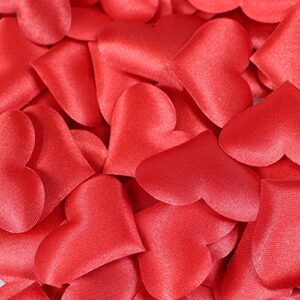 500 pcs heart shape petals wedding valentines decoration party supply (red)