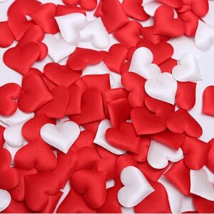 500 Pcs Heart Shape Petals Wedding Valentines Decoration Party Supply (Red)