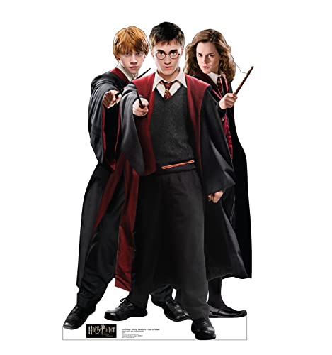 Advanced Graphics Harry, Hermione & Ron in Robes Life Size Cardboard Cutout Standup - Harry Potter and The Order of The Phoenix