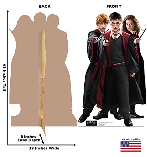 Advanced Graphics Harry, Hermione & Ron in Robes Life Size Cardboard Cutout Standup - Harry Potter and The Order of The Phoenix