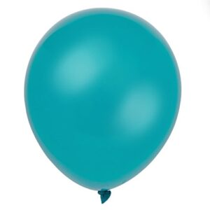 unique latex party balloons, 12″, teal